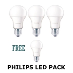 Lampu LED Philips 8Watt E27 6500K 230V ( 3 Free1 )